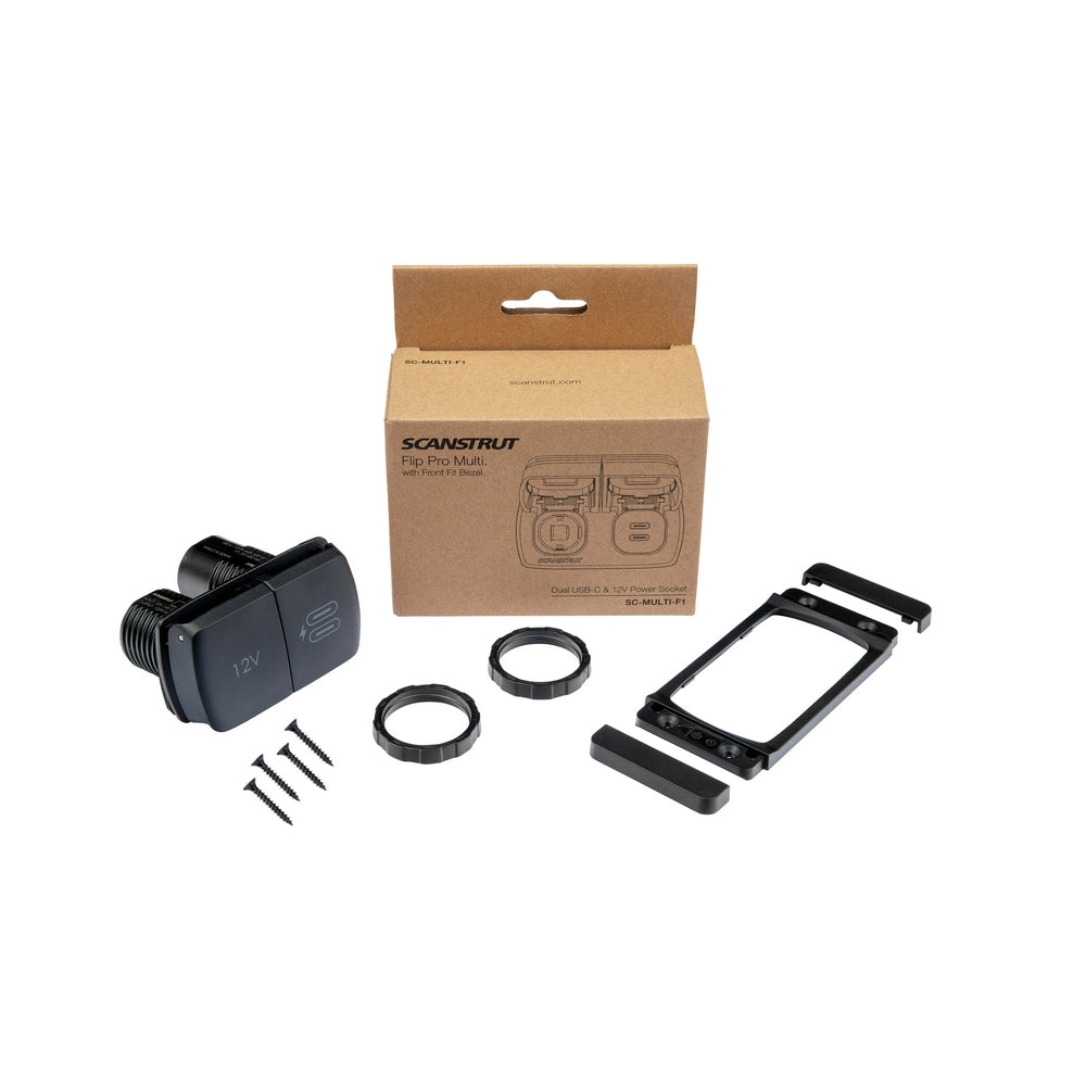Scanstrut Flip Pro Multi - Dual USB-C &amp; 12V Power Socket