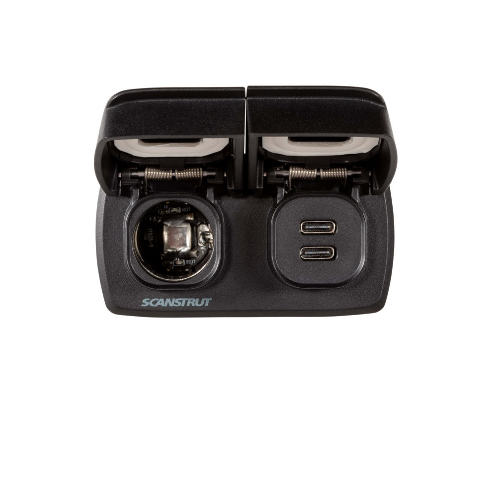Scanstrut Flip Pro Multi - Dual USB-C &amp; 12V Power Socket