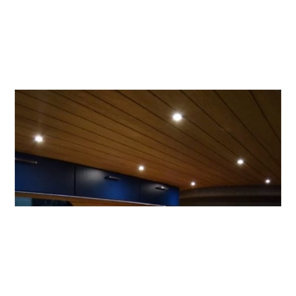 Warm White Mini LED Courtesy Spot Light with White Bezel 12V - Furneaux ...