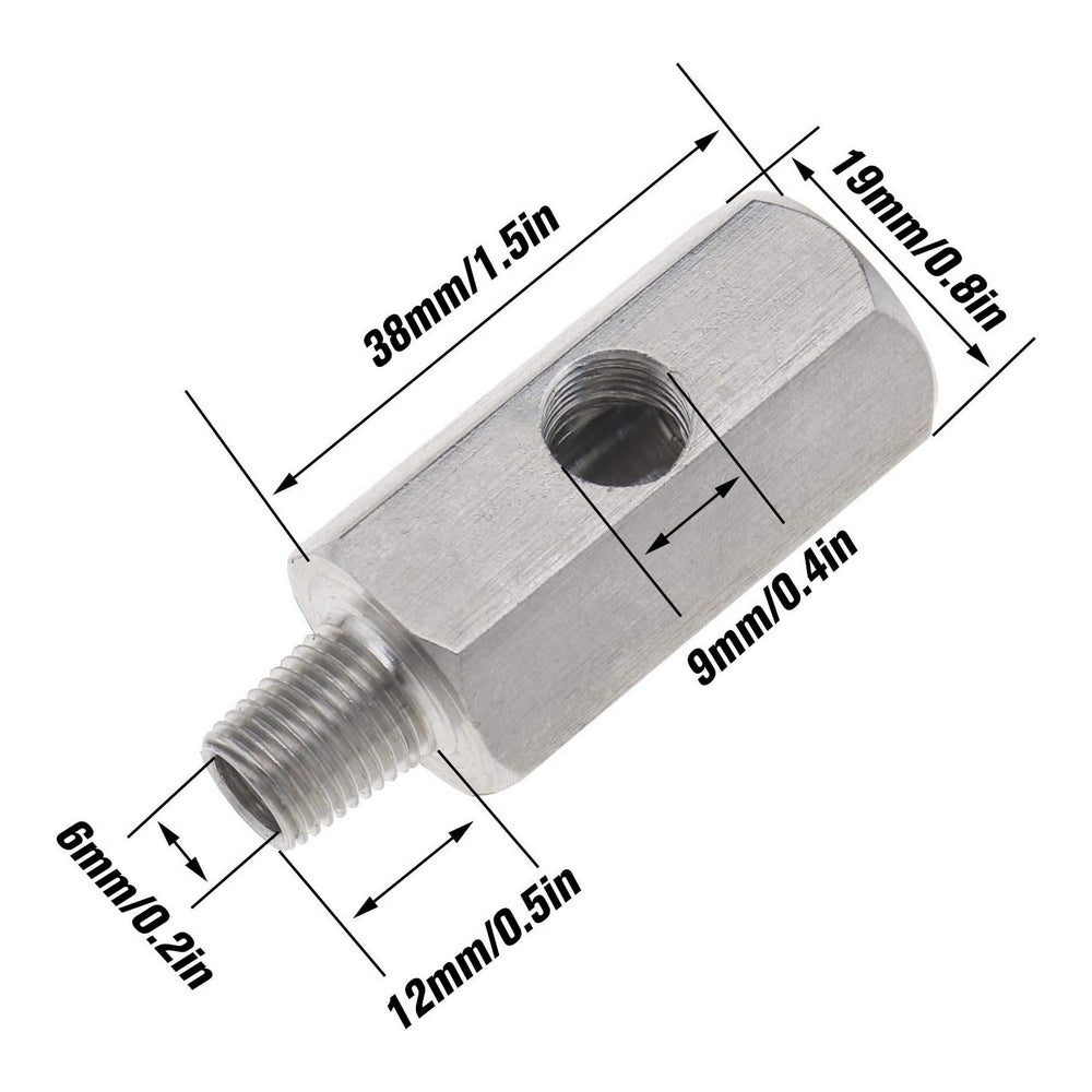 Oil Pressure Sender T Piece Adaptor 1/8&quot; NPT