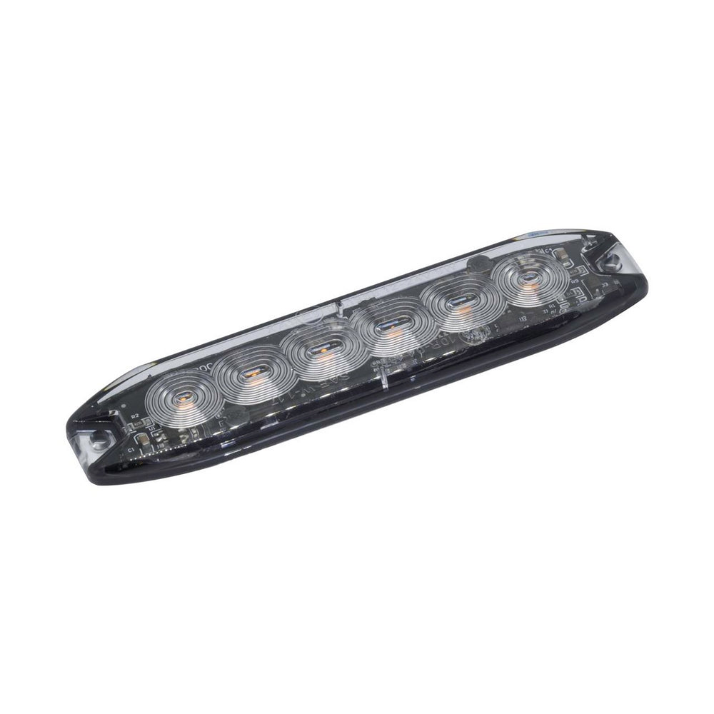 Low Profile 6 LED Amber Warning Module