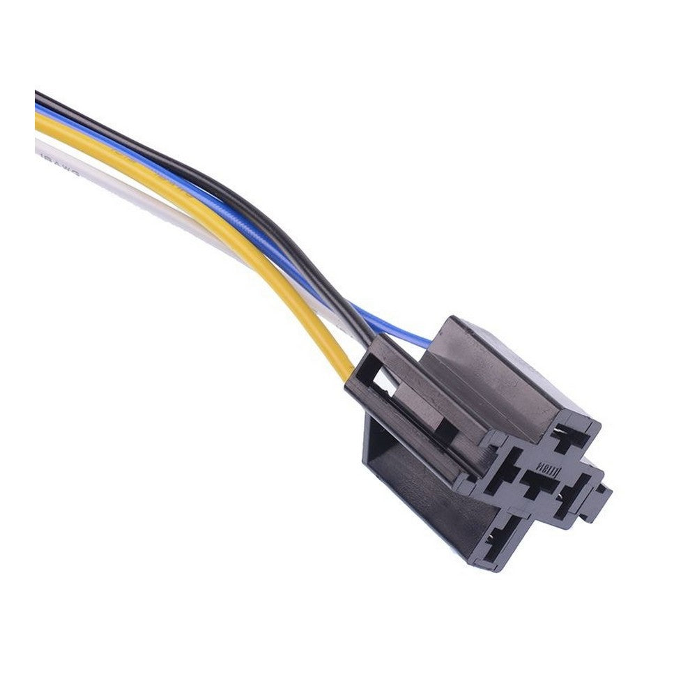 Prewired 4 Pin Mini Relay Socket Holder Harness
