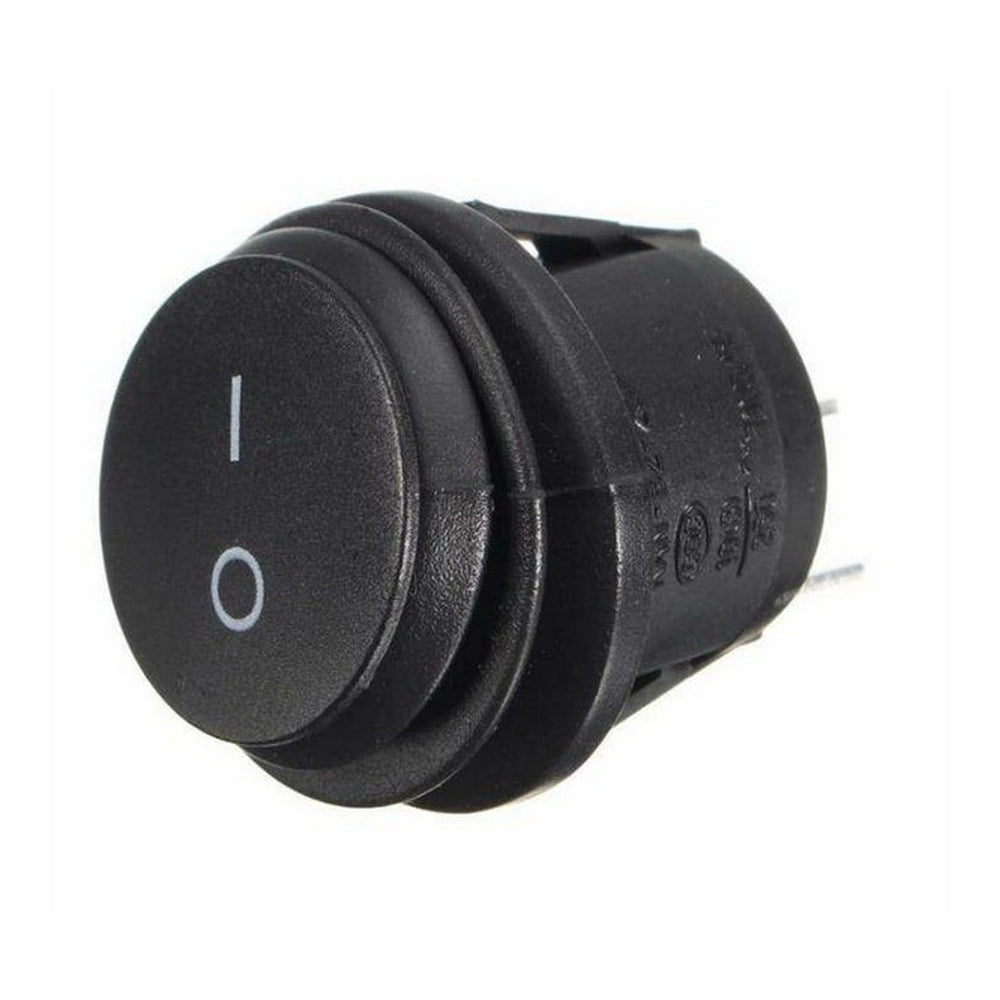 On-Off Waterproof Round Rocker Switch 20mm