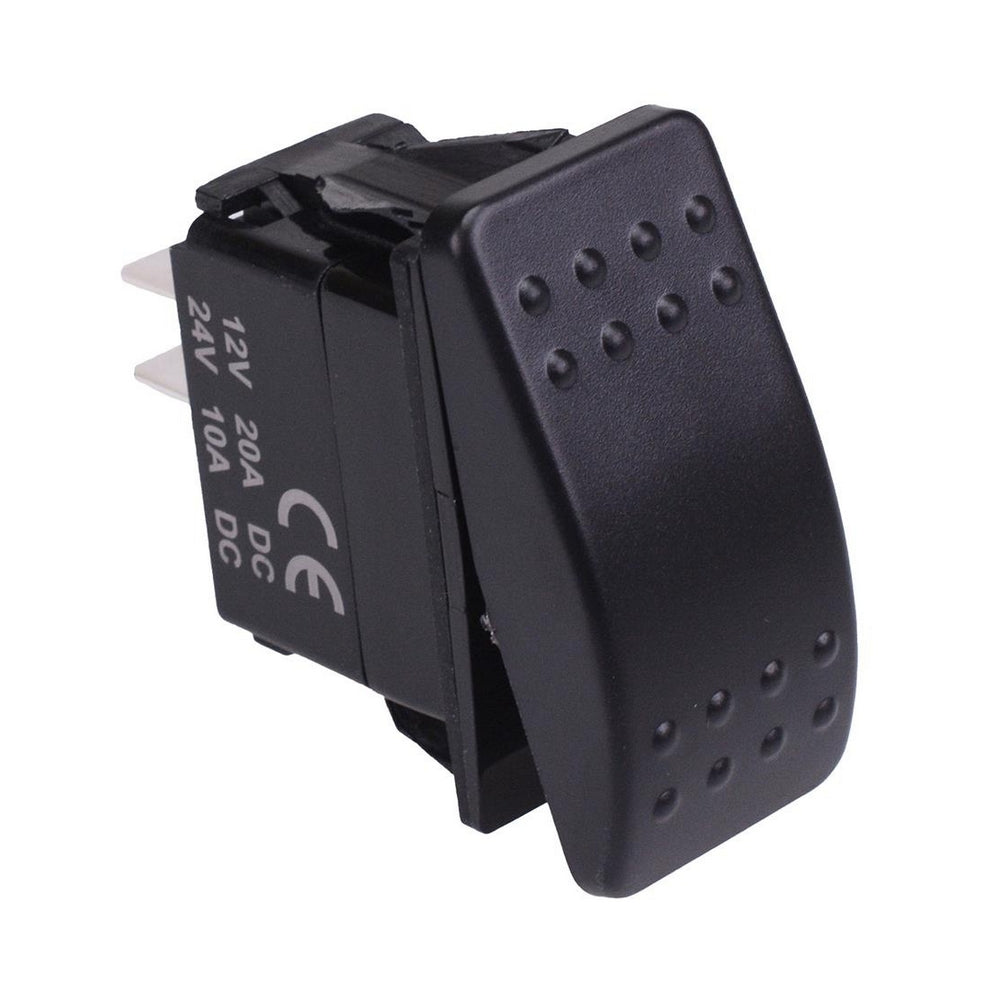 218 Series Rocker Switch On-Off - SP - 12/24V DC No Illumination