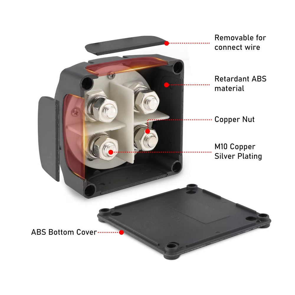 Heavy Duty Double Pole Battery Switch 450A 50V DC