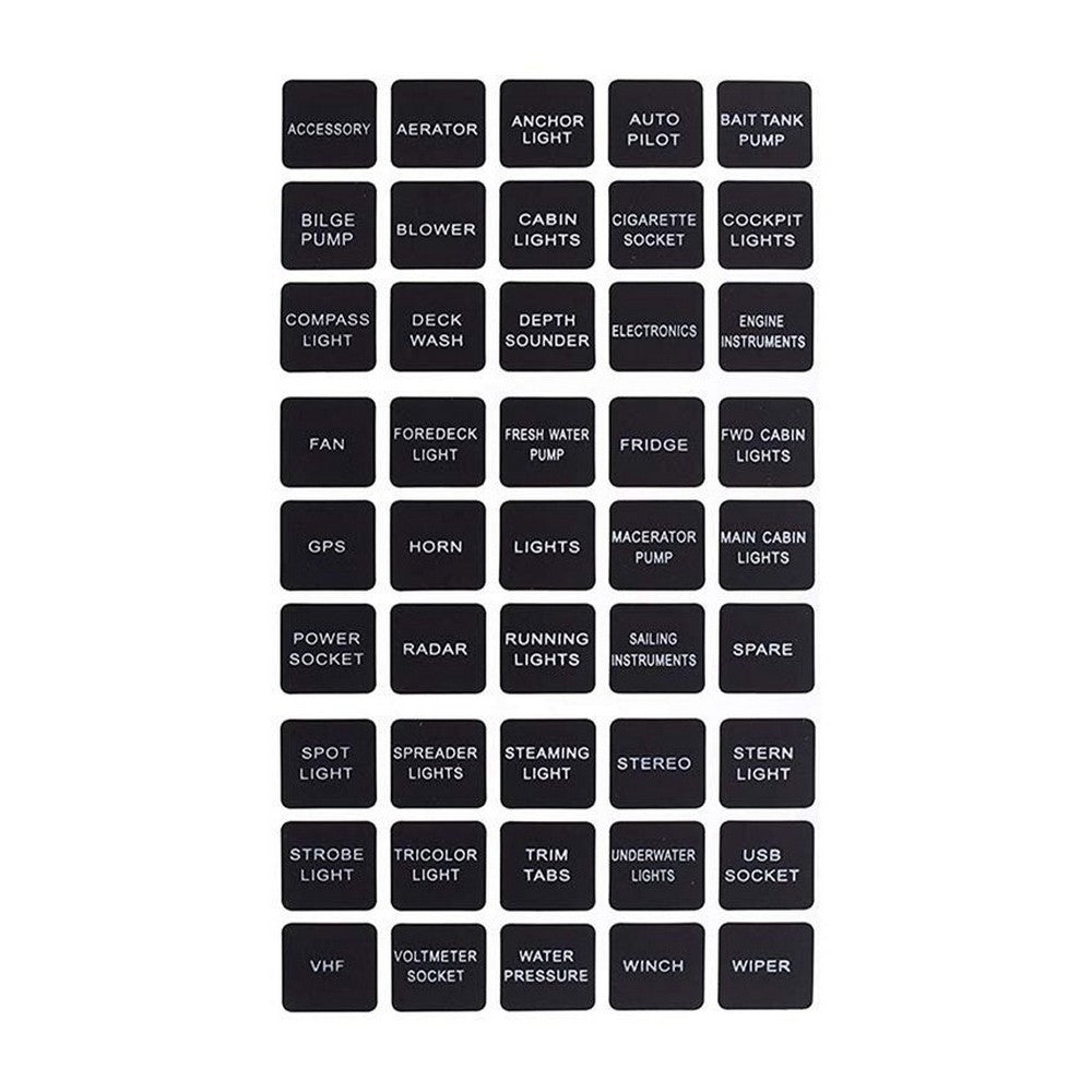 5 Gang Switch Panel with 12V Socket, USB and Voltmeter
