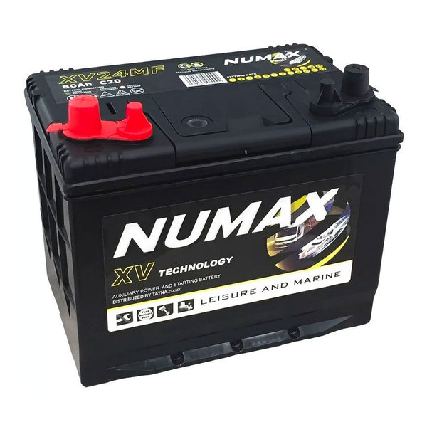 Numax Sealed Marine/Leisure Battery 80Ah / 630A CCA Furneaux Riddall
