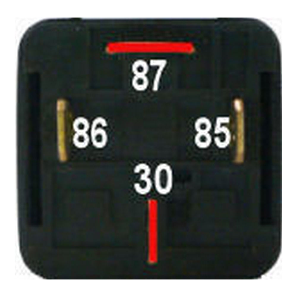 24V 60A 4 Pin Heavy Duty Normally Open Mini Relay with Resistor