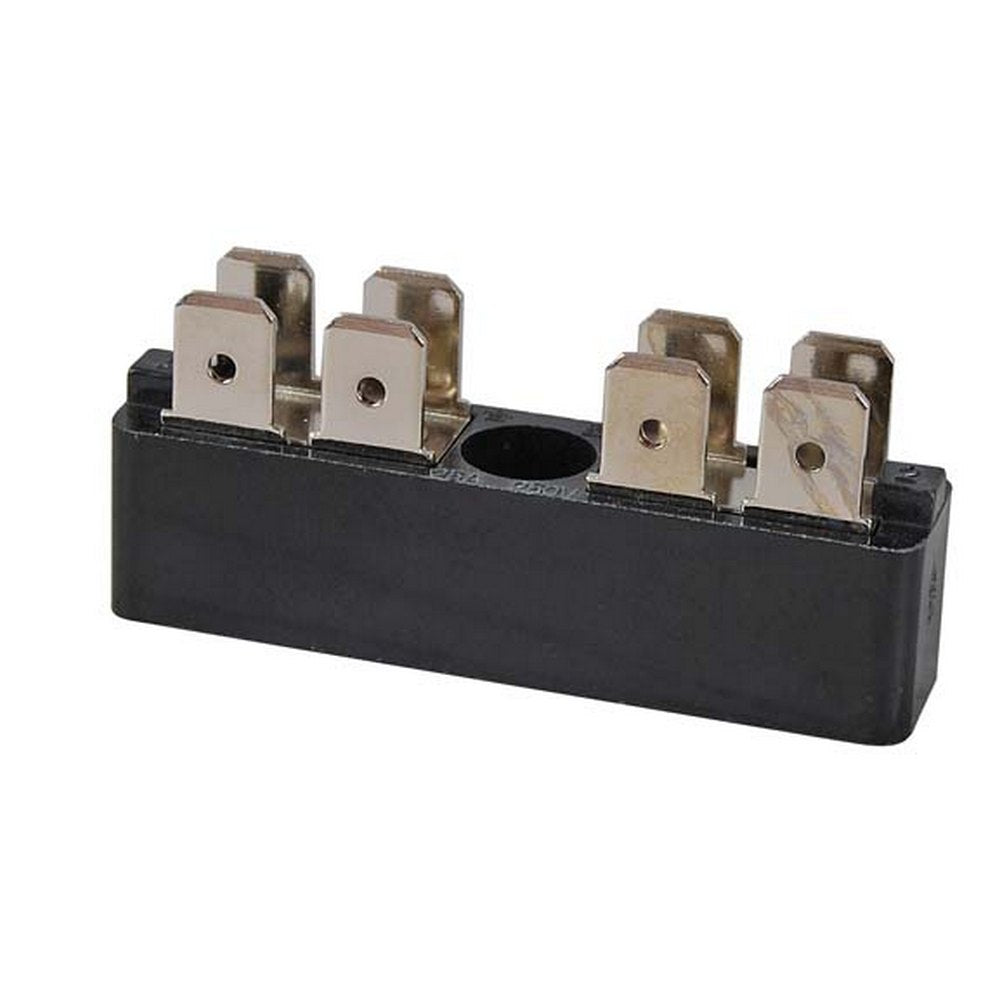 2 x 4 Way Spade Terminal Block