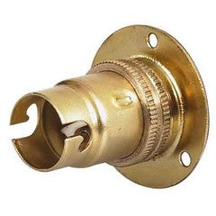 SBC Batten Lamp Holder - Brass
