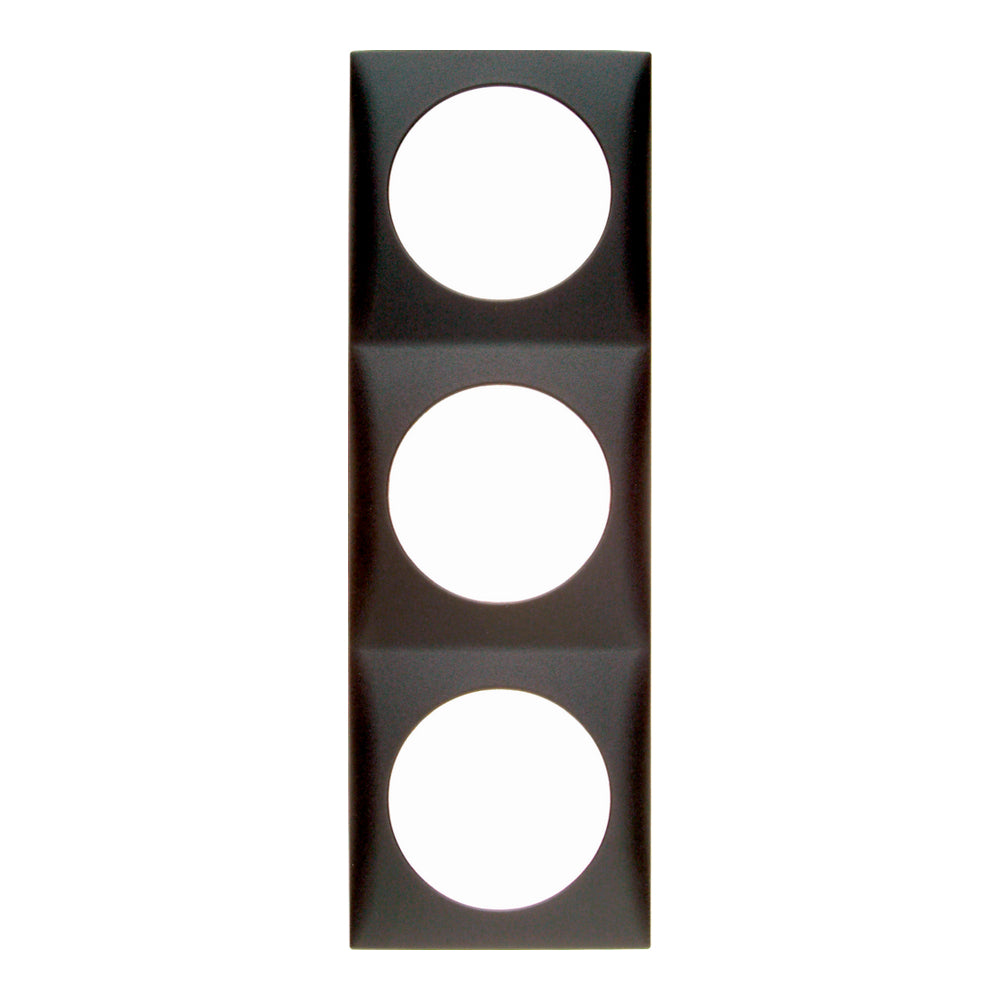 Berker Integro Flow - 3 Gang Frame - Anthracite Black