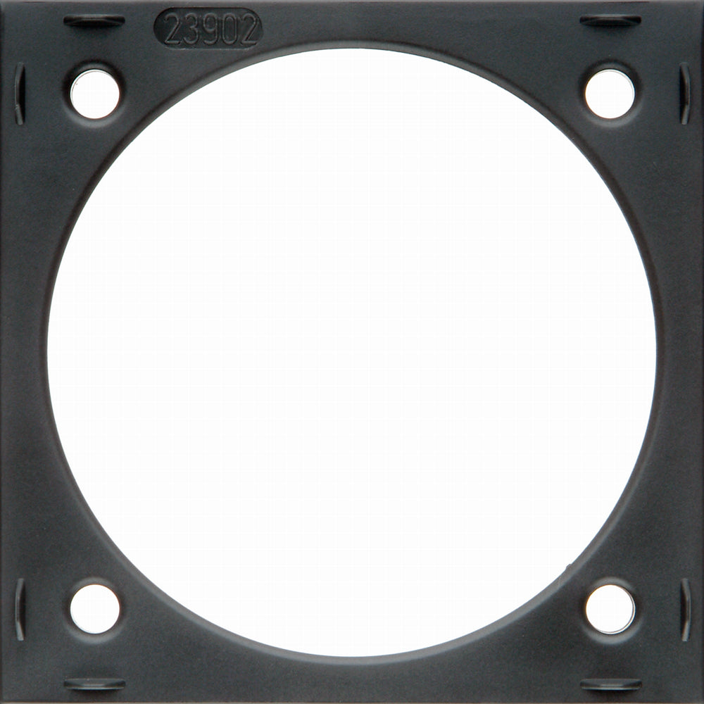 Berker Surface-Mounted Spacer Ring 10mm - Anthracite Black