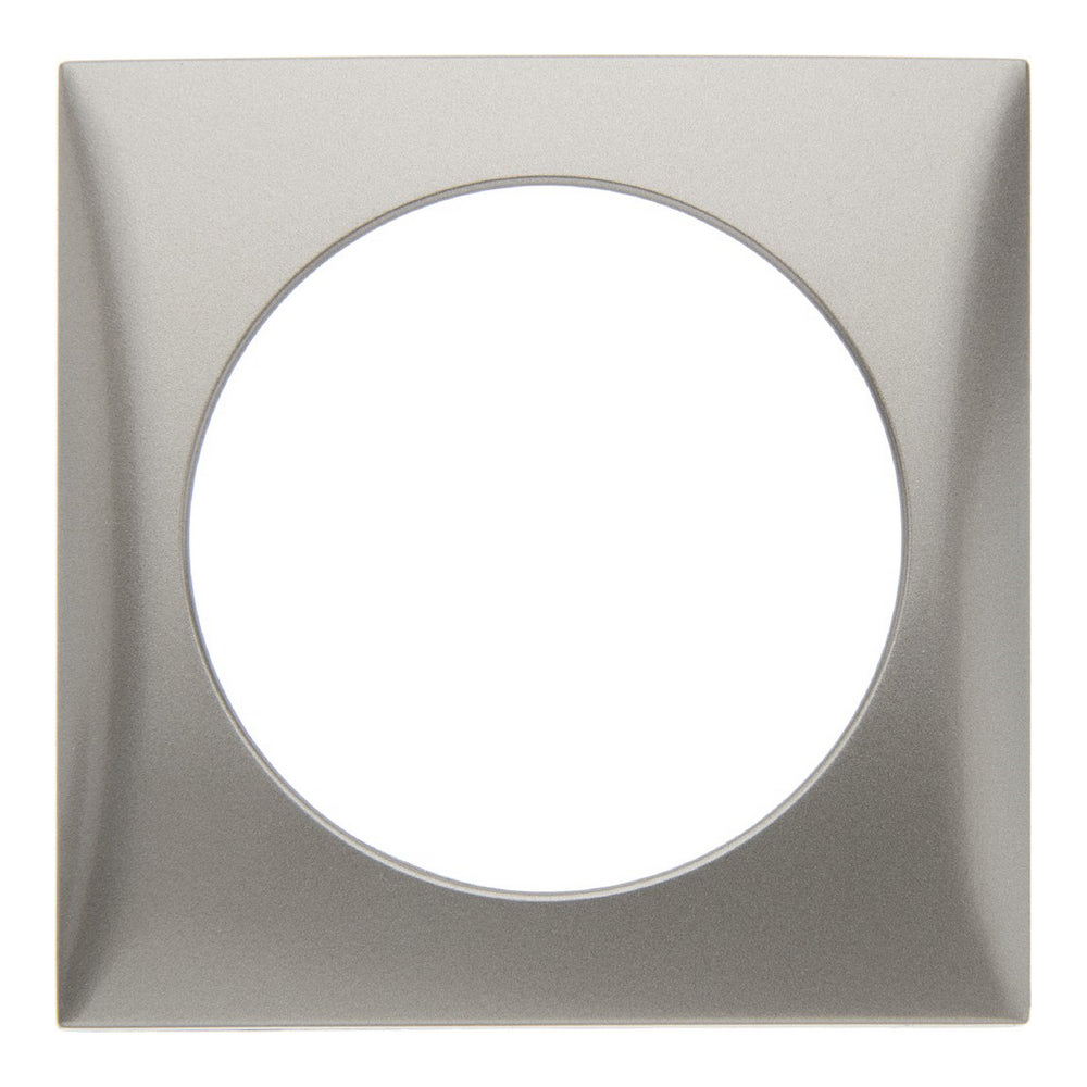 Berker Integro Flow - 1 Gang Frame - Stainless Steel