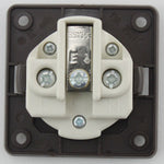 Berker British Standard Socket Outlet - Brown