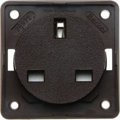 Berker British Standard Socket Outlet - Brown