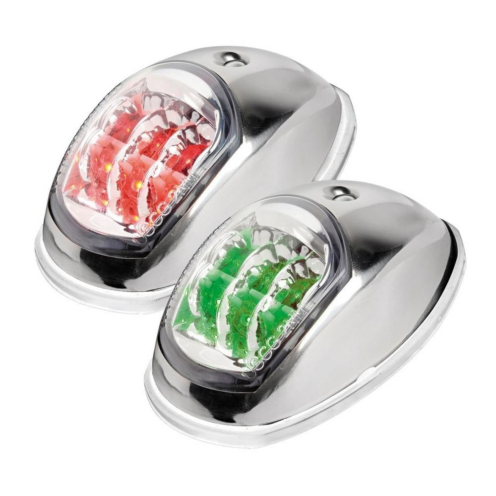 Pair of EvoLED Port &amp; Starboard LED Navigation Light - Stainless Steel Housing