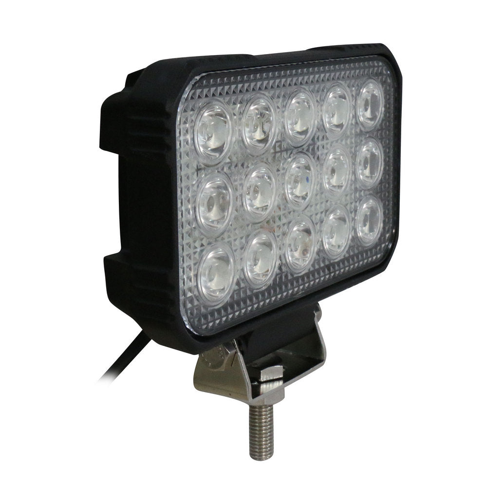Advanced Rectangular LED Work Light Black Housing 12/24V DC 15045BM LED  Autolamps - Furneaux Riddall