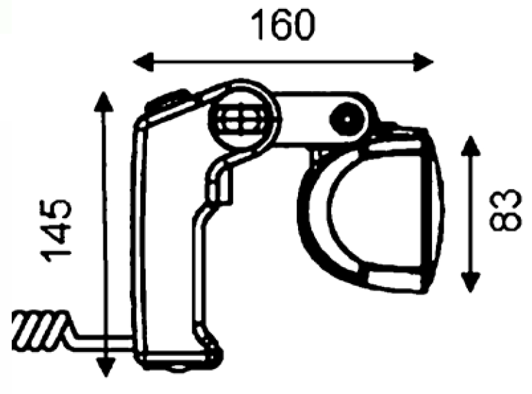 Hella Marine Hand Held LED Search Light 9-33V