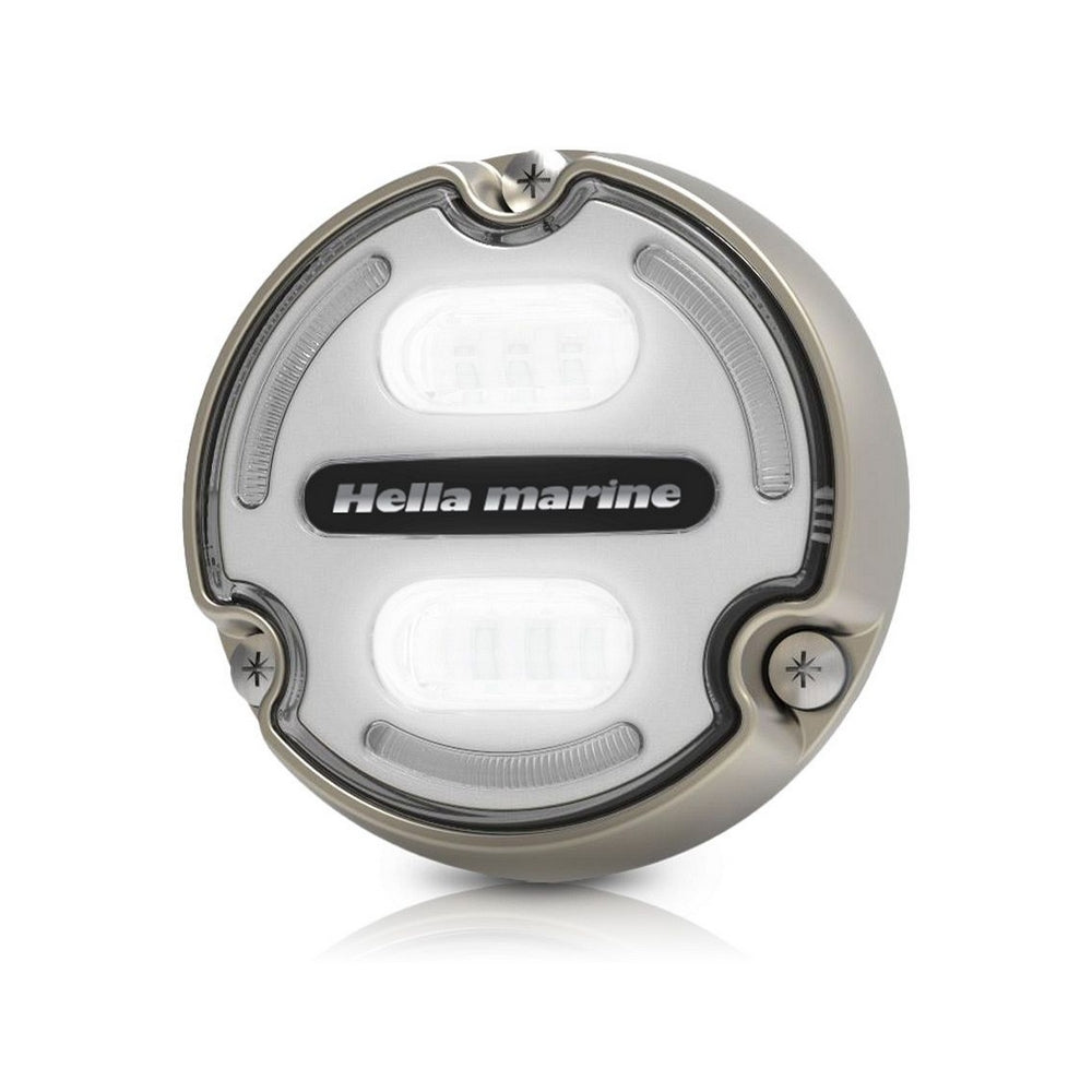 Hella Apelo A2 White &amp; Blue Underwater Light 3000 Lumens (Bronze Housing / White Lens)