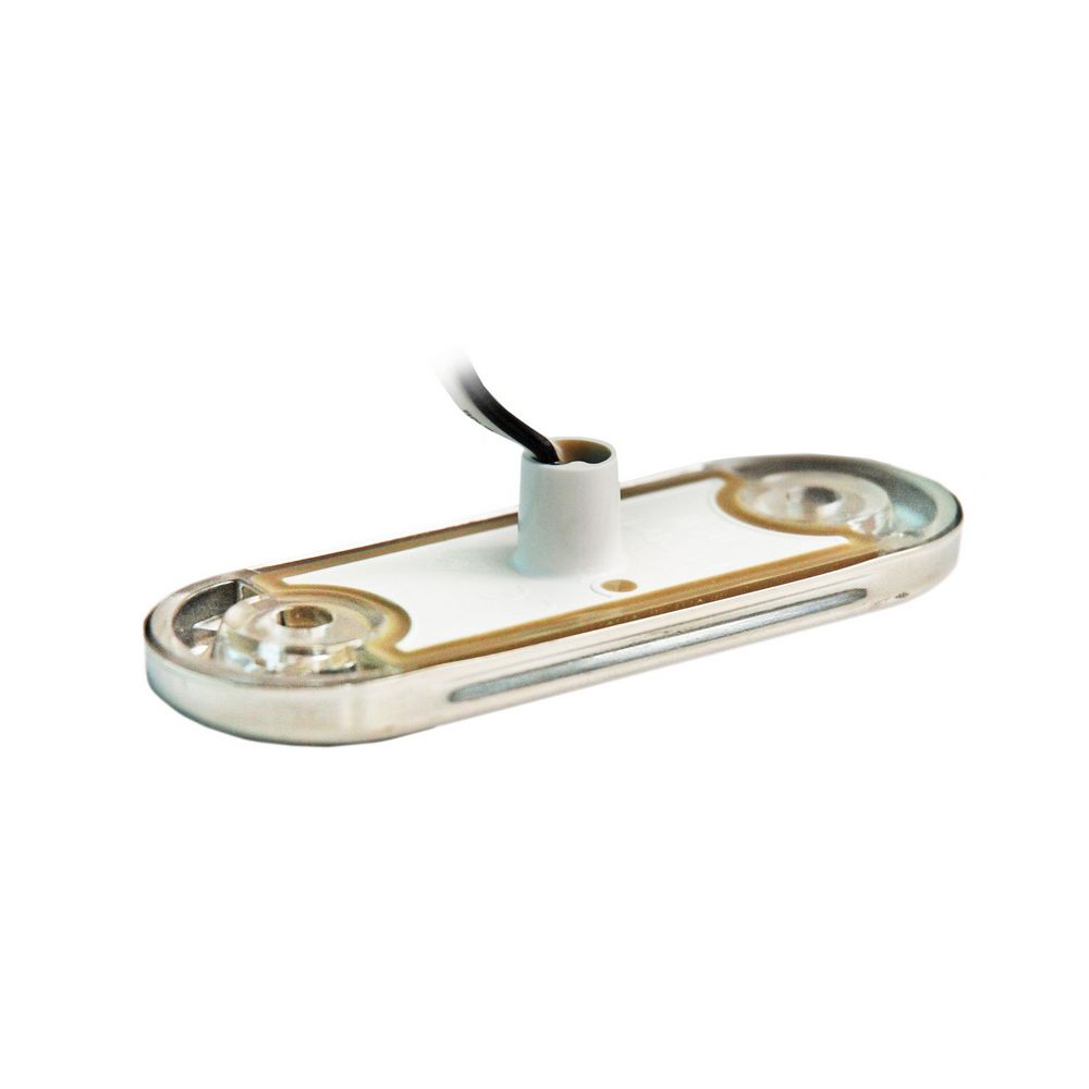 Hella Marine LED Oblong Courtesy Light with Stainless Steel Rim - 12/24V