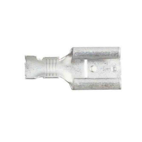 9.5mm Female Spade Terminal with Lockin Tabs >10mm (Per Terminal