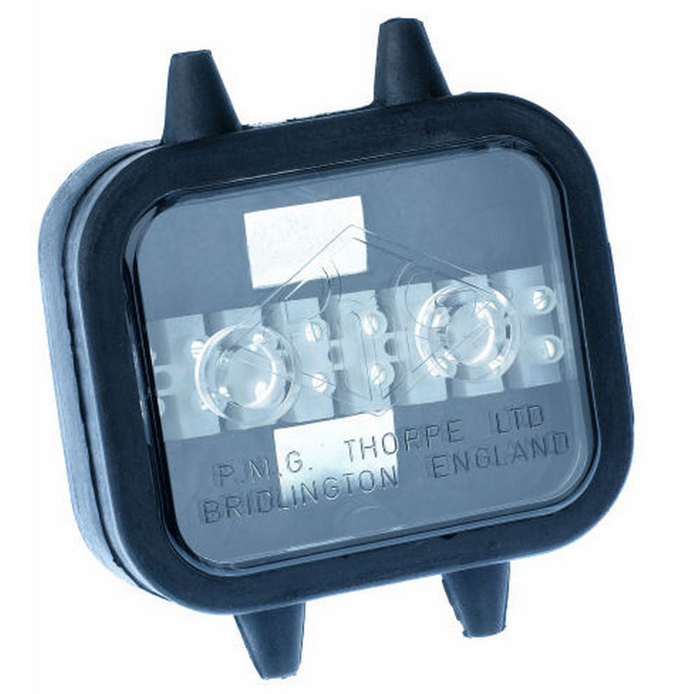 8 Way Rubber Junction Box with Clear Lid - 107x92x40mm