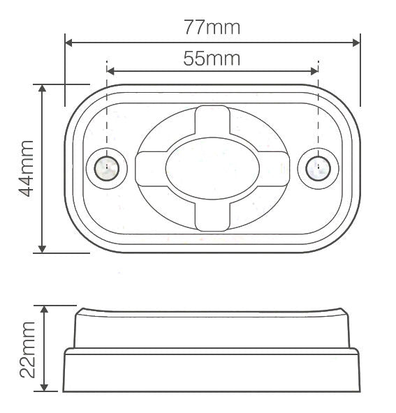Compact LED Scene Light - Black Housing