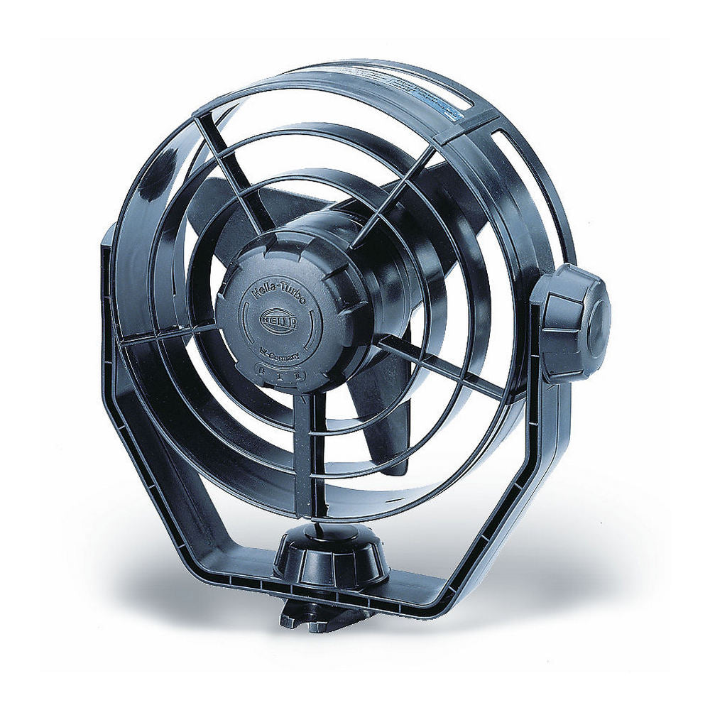 Hella Marine 12V Two Speed &#39;Turbo&#39; Fan - Black