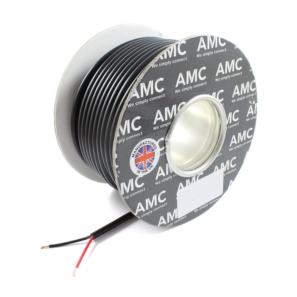 2 Core Flat Thin Wall Cable 2.5mm/14 AWG 29A - Select Reel Size