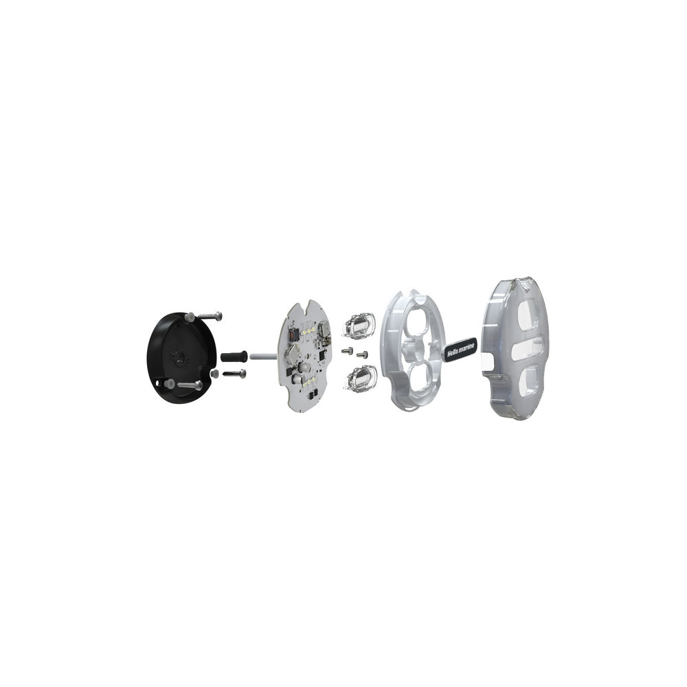Hella Marine Apelo A1 Blue/White Underwater Light 1800 Lumens (Charcoal Lens)