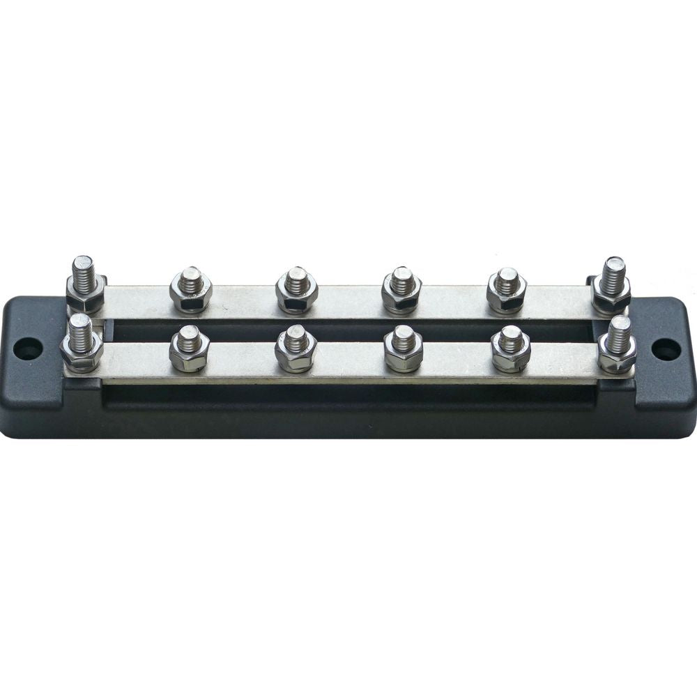 150A 2 x 4 Stud Tinned Busbar with Transparent Cover