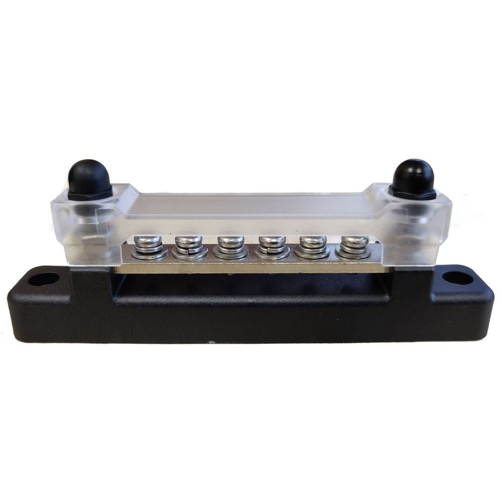 150A 6 Screw Tinned Busbar with Transparent Cover