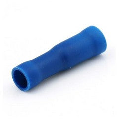 Blue Insulated 5mm Female Bullet Terminal - Pack of 50