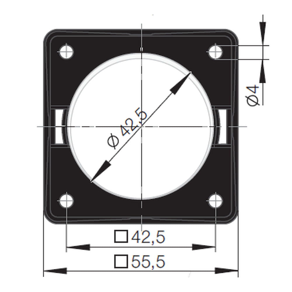 Berker 12V Accessory and SAT Socket Outlet