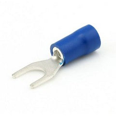 Blue Insulated 6.4mm Fork Terminal - Pack of 50