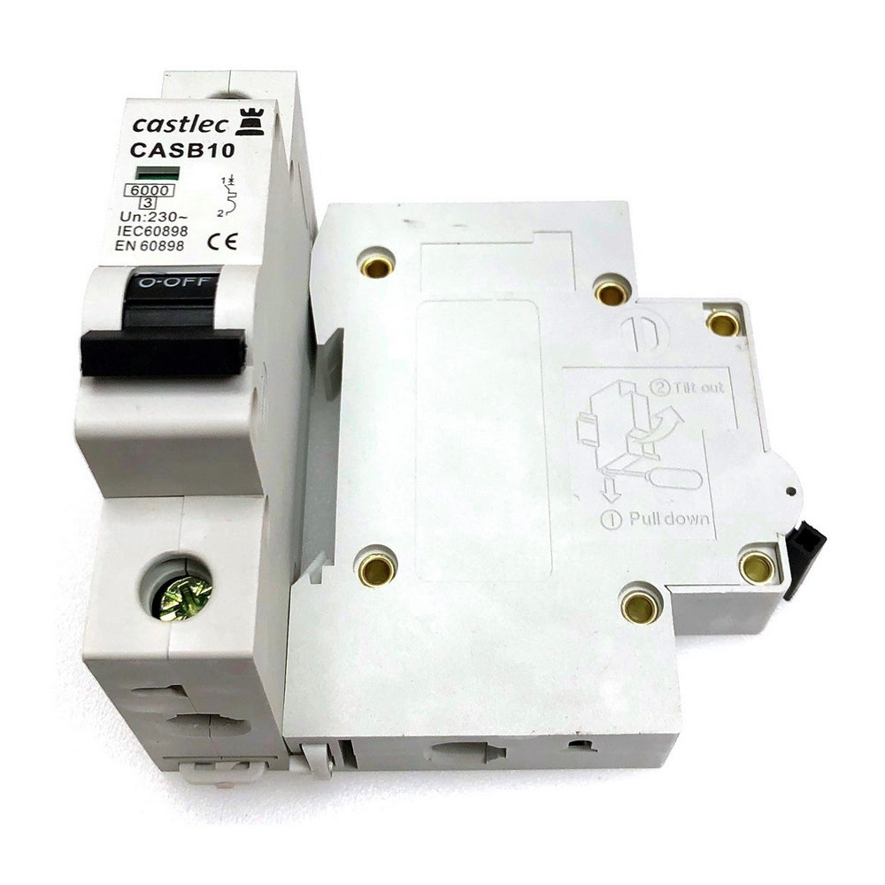 Miniature Circuit Breaker (MCB) Circuit Breaker - Type B - 230V - 10A