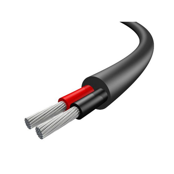 Oceanflex Marine Grade 2-Core Tinned Copper Cable - 2 X 1.5mm², 21A Round For Boats & RVs