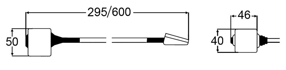 Hella Marine Halogen Adjustable Chart Light - 295mm Shaft
