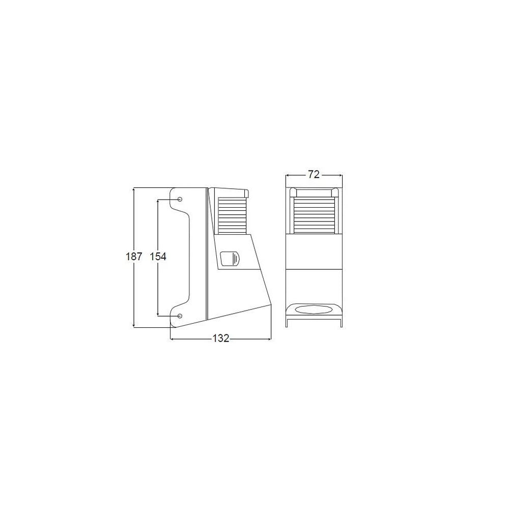 Hella Marine Halogen 8505 Masthead/Floodlight Lamps - Black