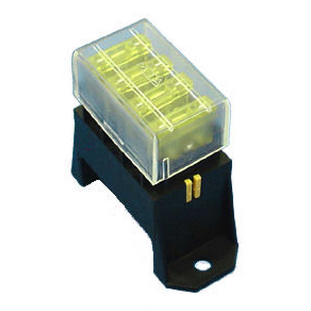 4 Way Fuse Holder &amp; Cover - Rear Entry