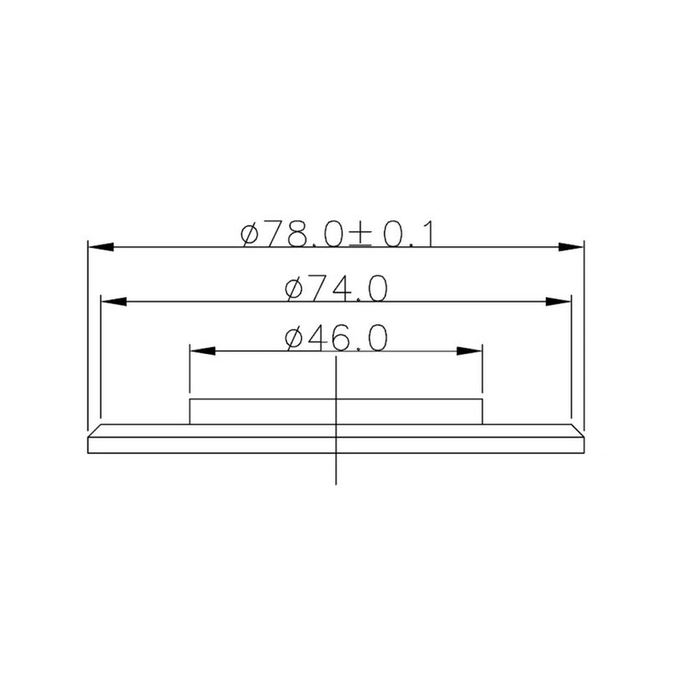 Wema Fuel/Water Tank Plastic Flange Kit with Screws