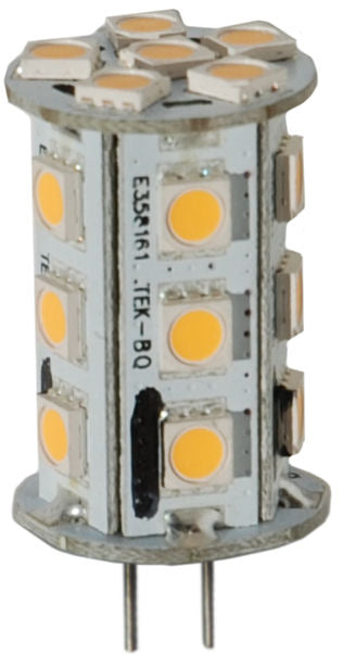 Warm White 10-30V LED G4 Tower Bulb - 255 Lumens