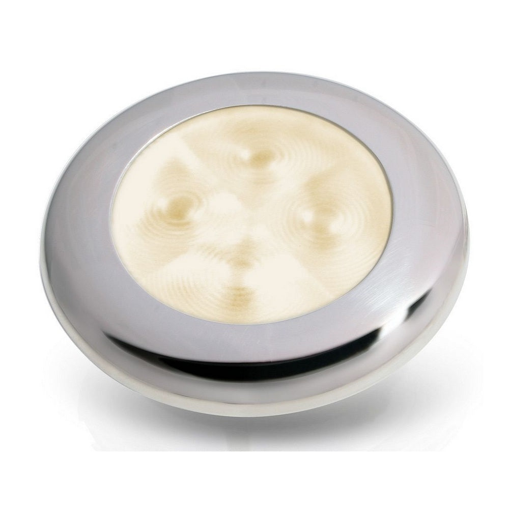 Hella Marine Round LED Courtesy Lamp - Stainless Steel Bezel - 24V