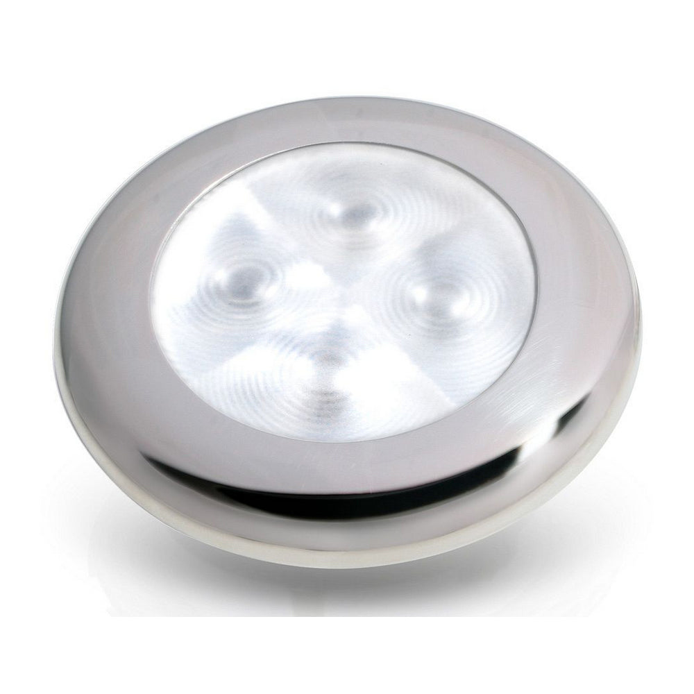 Hella Marine Round LED Courtesy Lamp - Stainless Steel Bezel - 12V