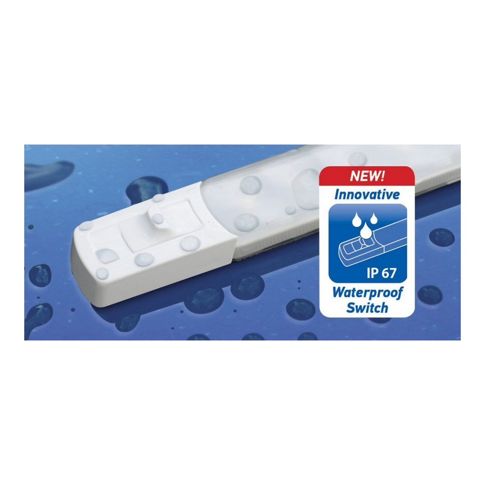 Hella Marine White LED Strip Light with Switch