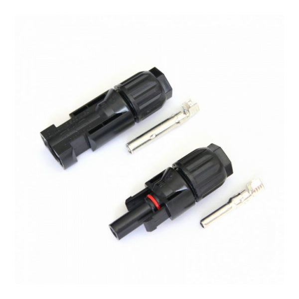 PAIR OF MC4 CABLE CONNECTORS / PLUGS FOR SOLAR PANELS - Furneaux Riddall