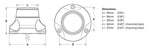 Hella Marine NaviLED 360 PRO All Round White Navigation Light - Black Housing