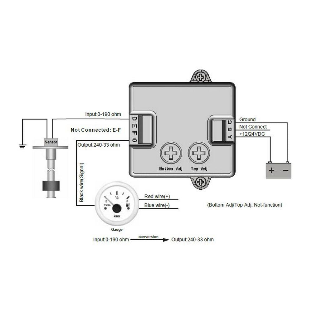 KUS Gauge Resistance Exchanger (European / American Resistance)