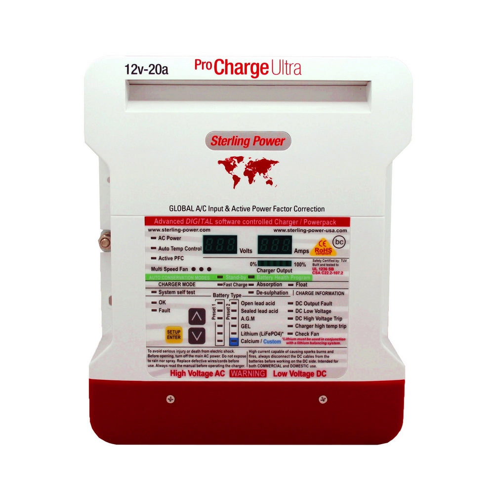 Sterling ProCharge ULTRA Battery Charger - 12V - 50A - 3 Outputs