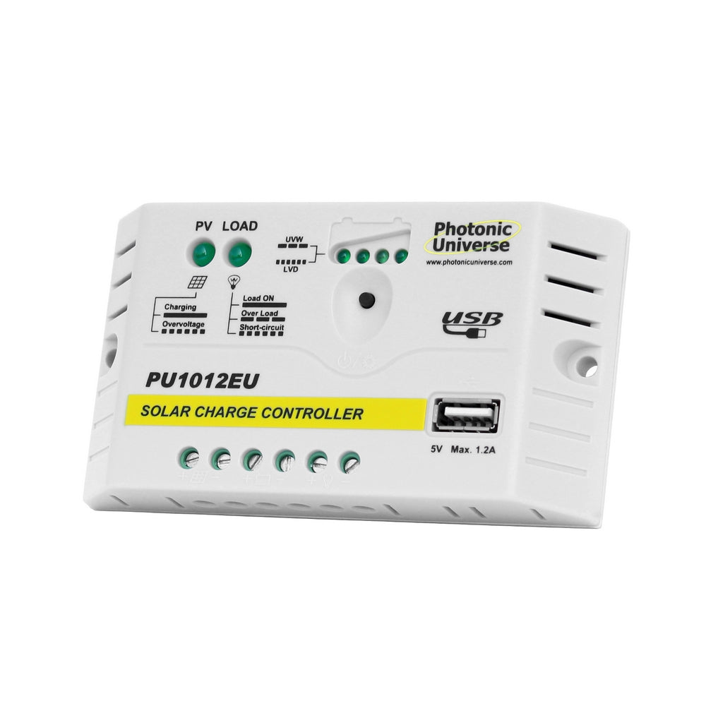 10A PWM SOLAR CHARGE CONTROLLER FOR PANELS UP TO 160W